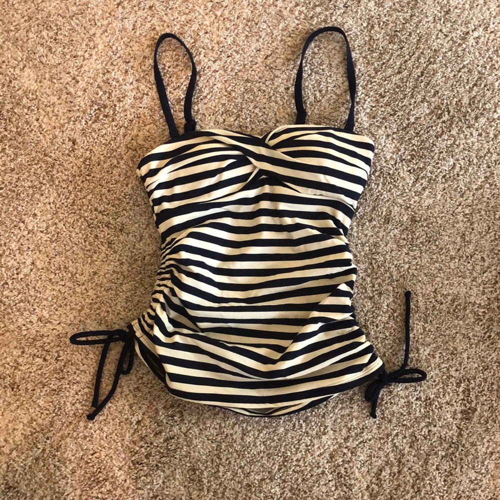 Boden striped tankini top